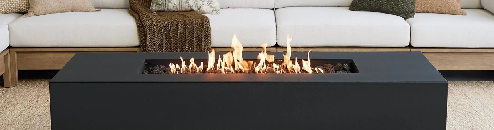 Made in the USA Outdoor Fireplaces - Real Flame
