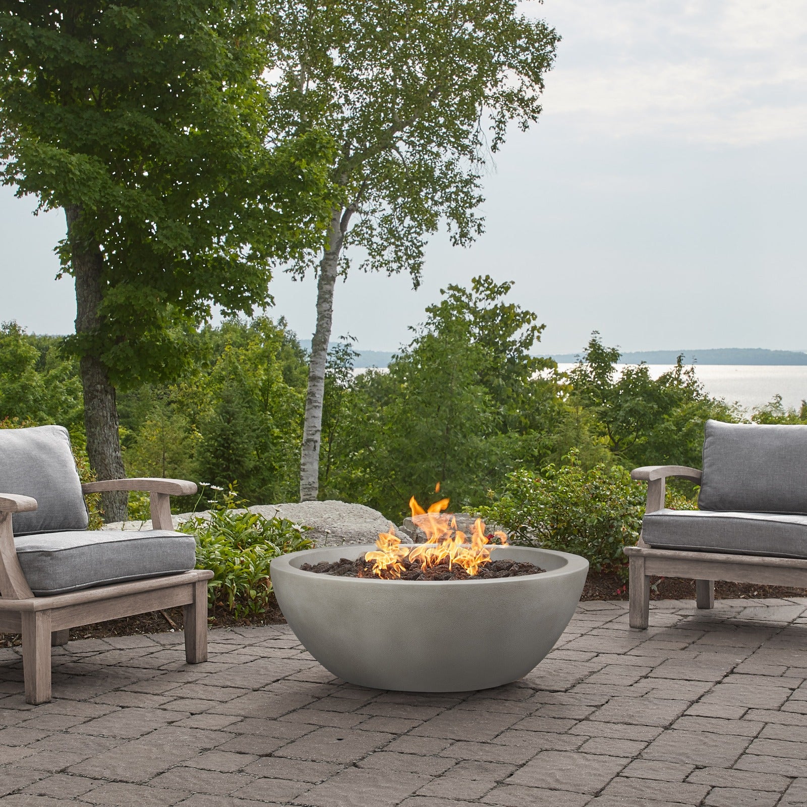 Eldora 38" Propane Fire Pit Bowl - Real Flame