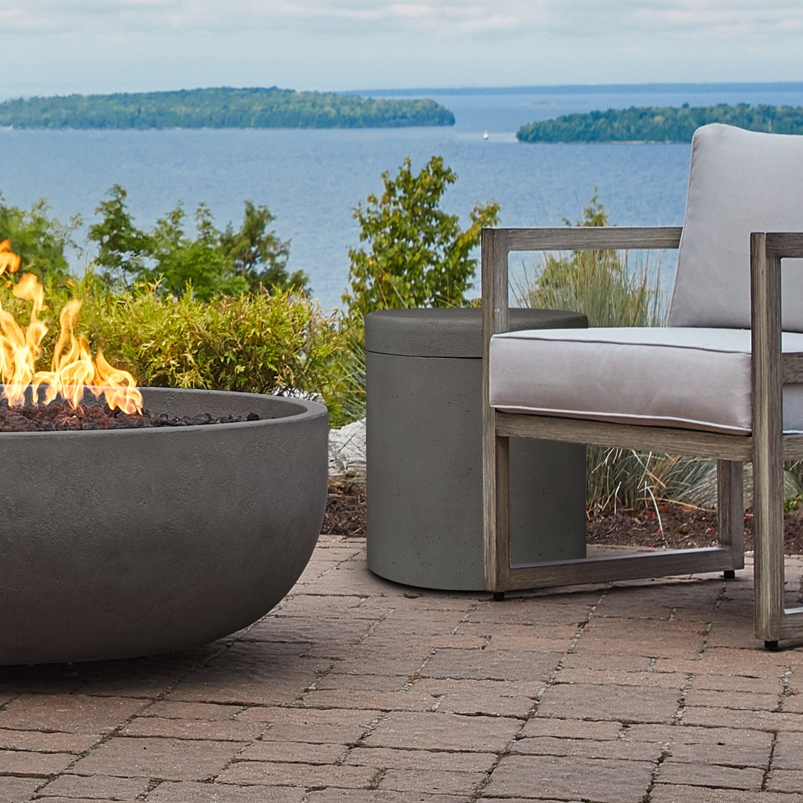 La Valle Propane Tank Cover - Real Flame