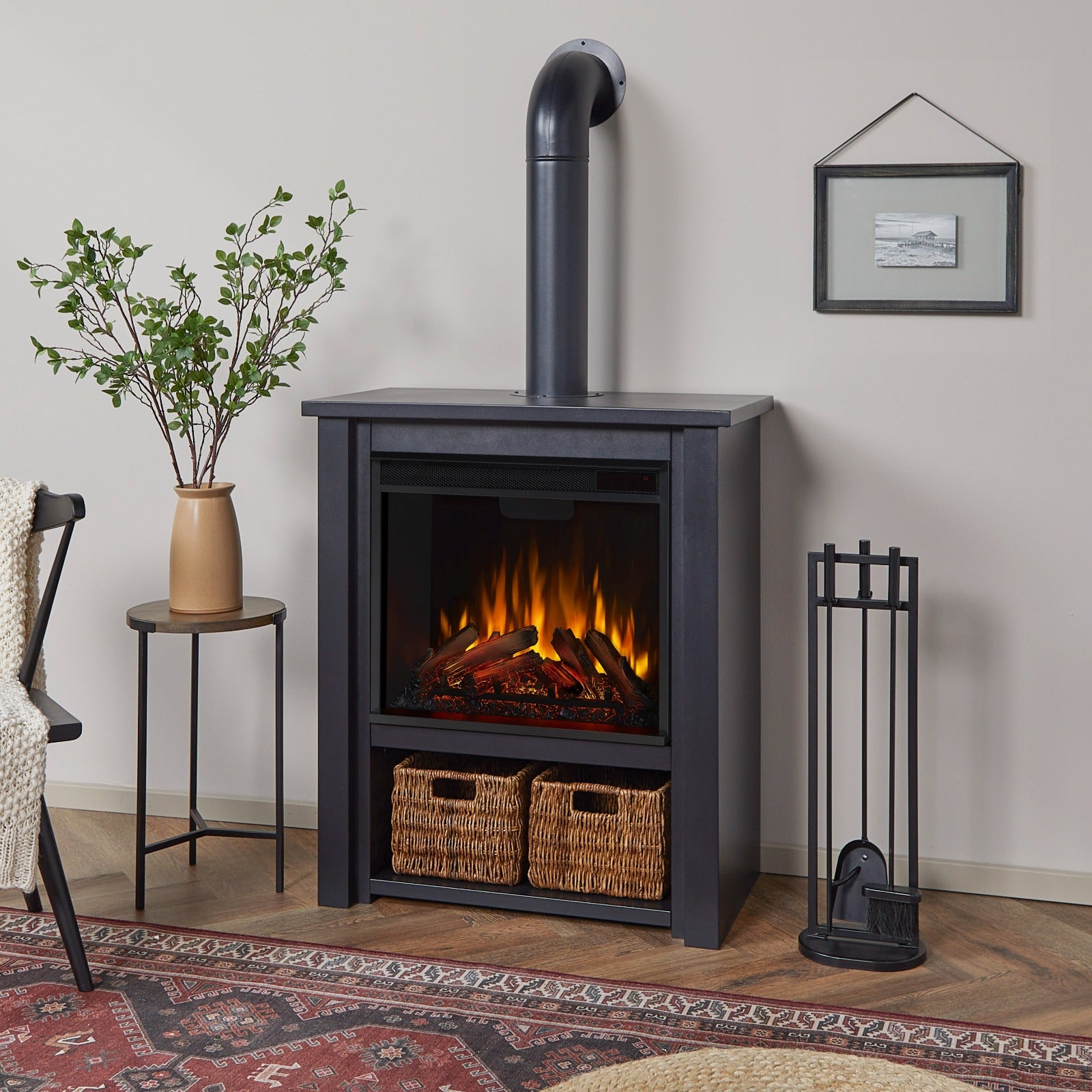 Hollis Electric Fireplace - Real Flame