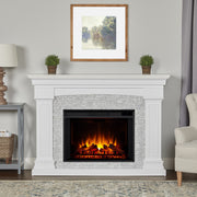 Deland Grand Electric Fireplace - Real Flame