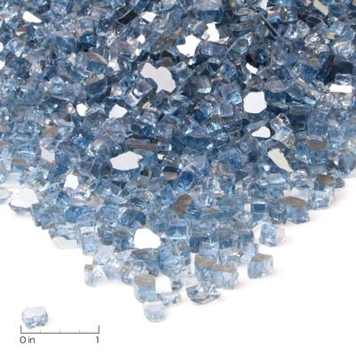 Reflective Fire Glass Filler - Real Flame