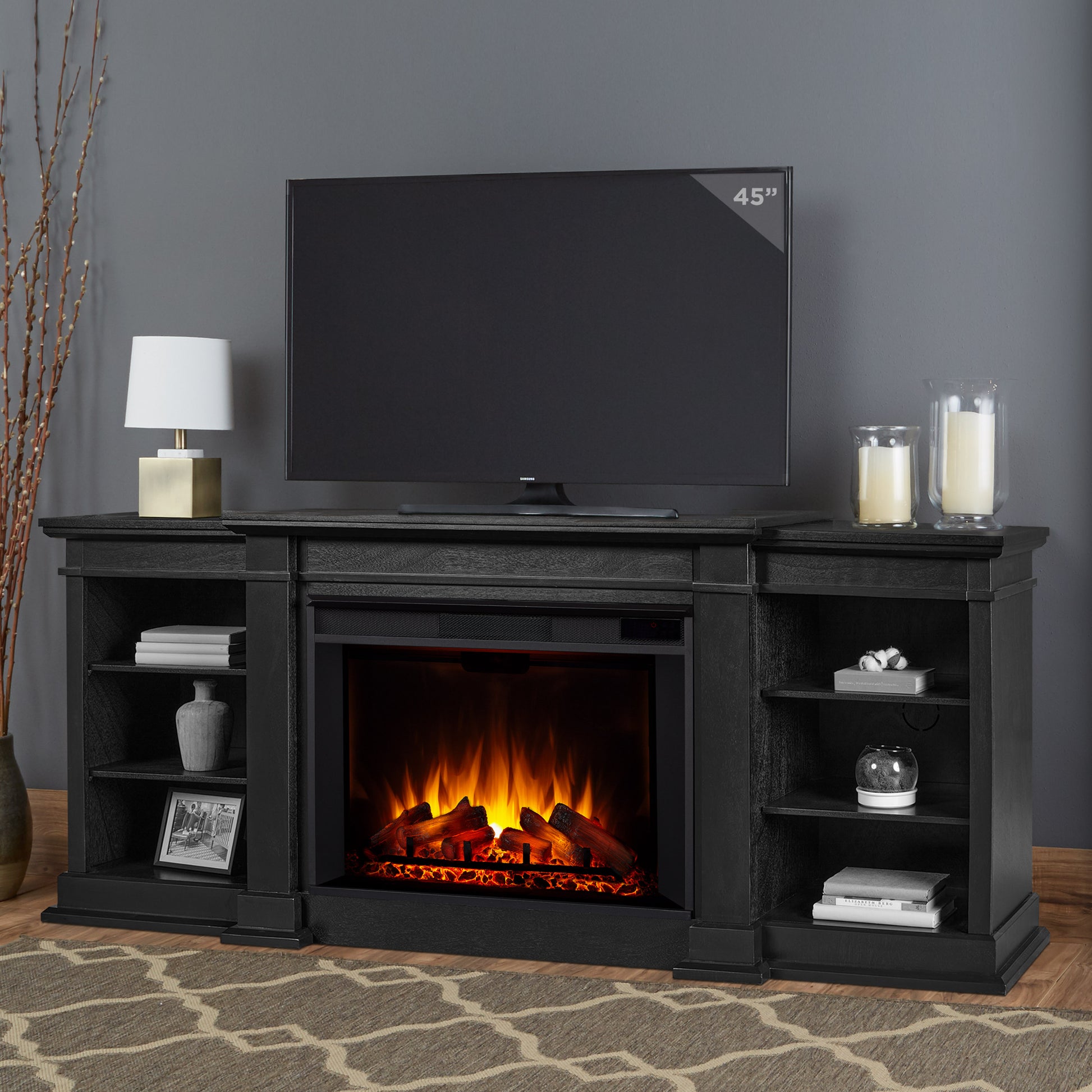 Eliot Grand Electric Fireplace TV Stand - Real Flame