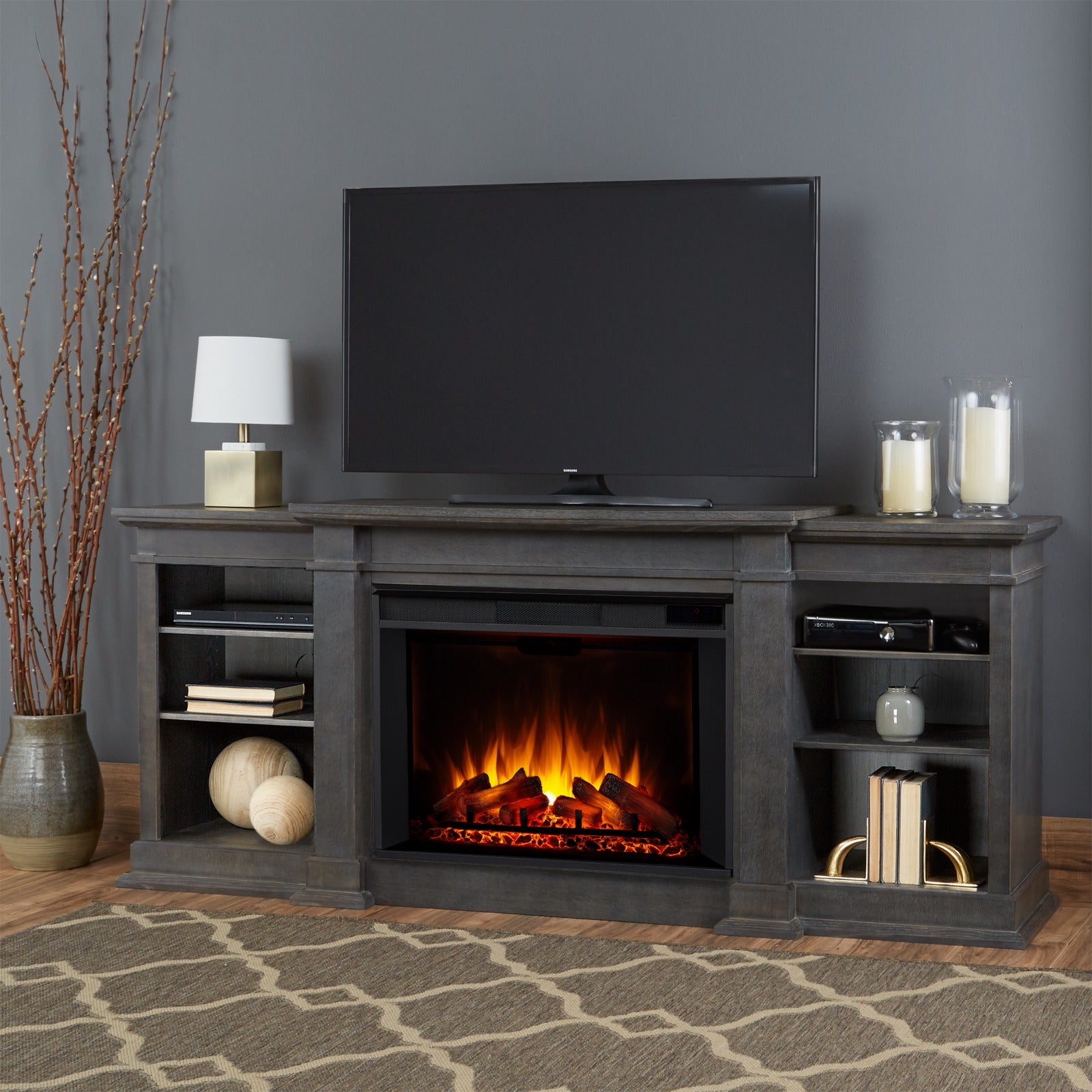 Eliot Grand Electric Fireplace TV Stand - Real Flame