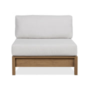 Stratton Armless Outdoor Chair With Sunbrella® Cushions - Real Flame