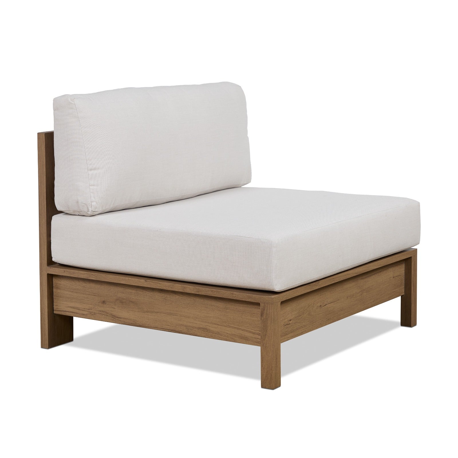 Stratton Armless Outdoor Chair With Sunbrella® Cushions - Real Flame