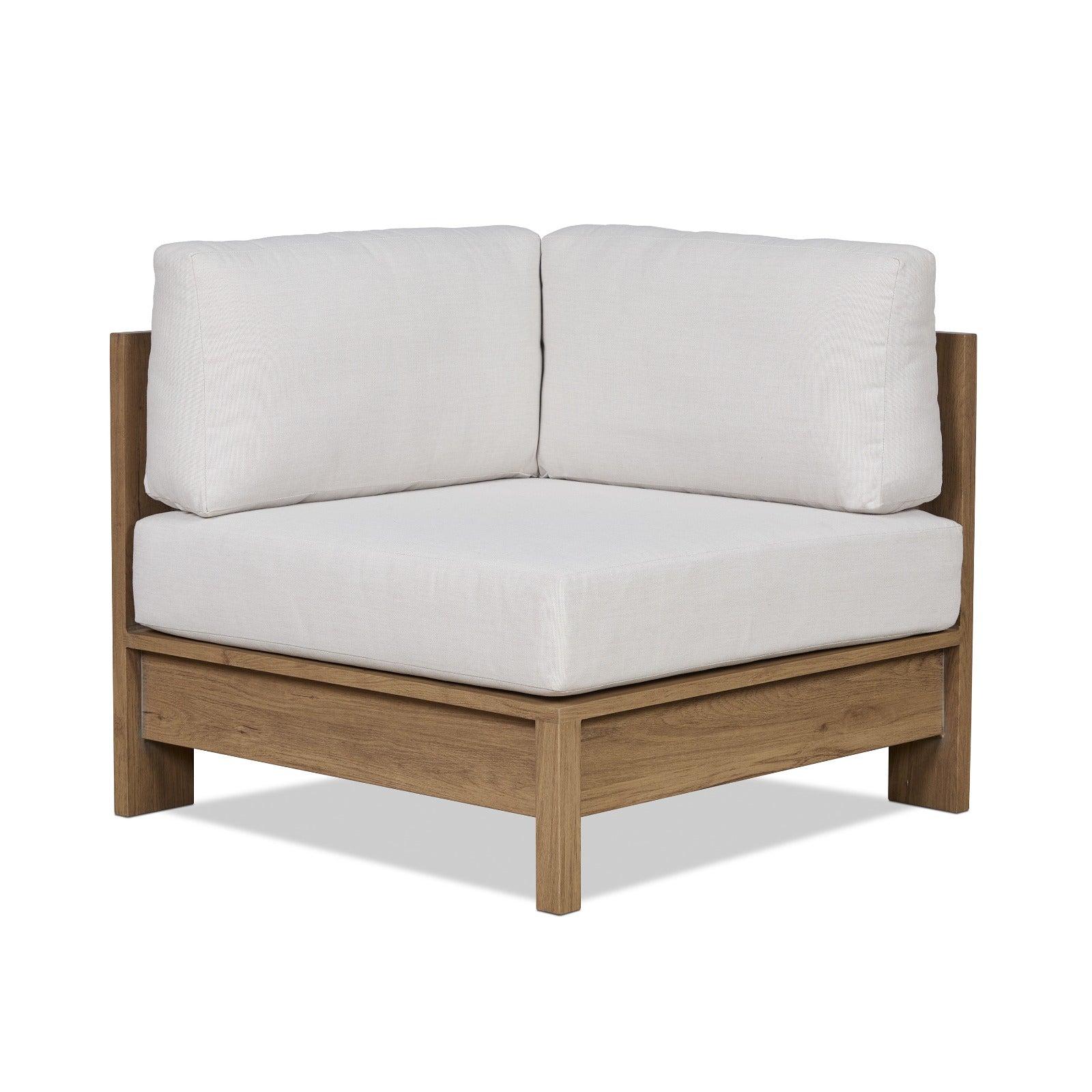 Stratton Corner Outdoor Chair With Sunbrella® Cushions - Real Flame