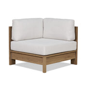 Stratton Corner Outdoor Chair With Sunbrella® Cushions - Real Flame
