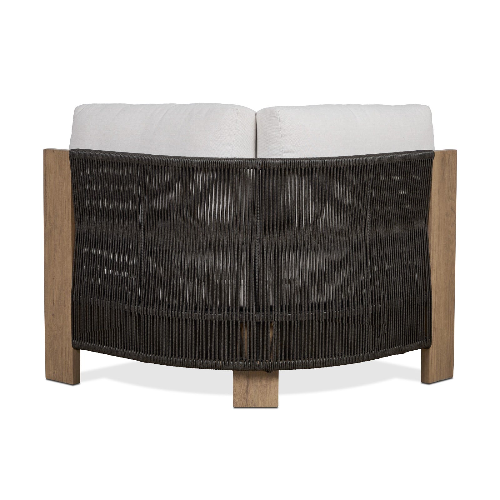 Stratton Corner Outdoor Chair With Sunbrella® Cushions - Real Flame