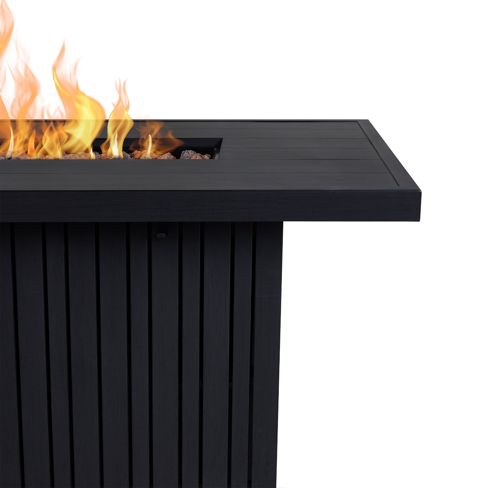 Calvin Fire Pit Table With Hidden Propane Tank - Real Flame
