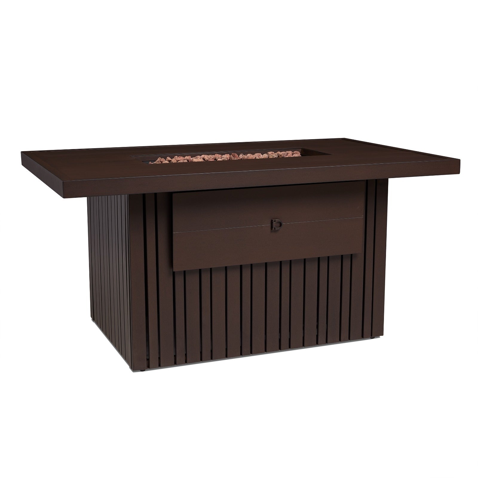 Calvin Fire Pit Table With Hidden Propane Tank - Real Flame