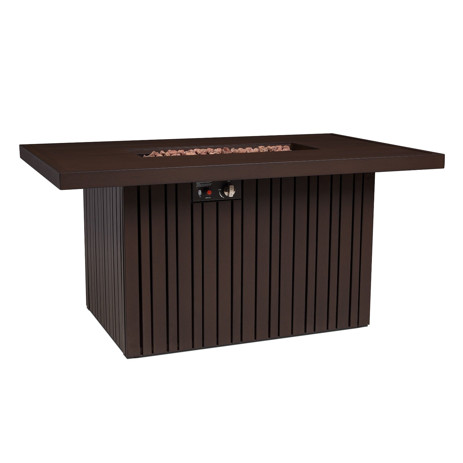 Calvin Fire Pit Table With Hidden Propane Tank - Real Flame