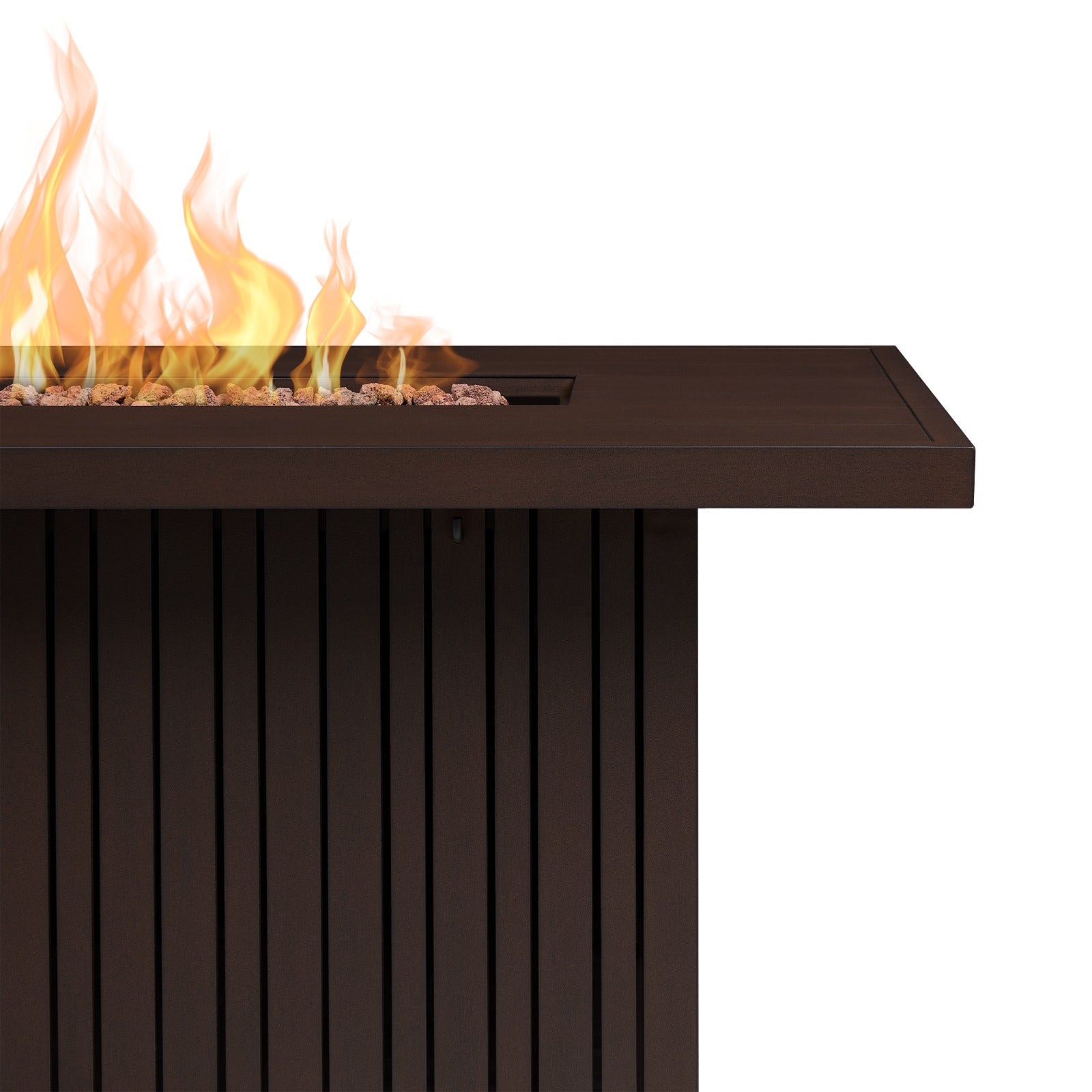 Calvin Fire Pit Table With Hidden Propane Tank - Real Flame