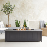 Marin Fire Pit Table With Hidden Propane Tank - Real Flame