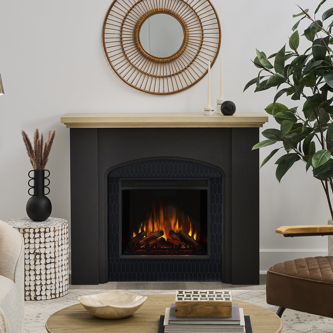 Anika Electric Fireplace - Real Flame