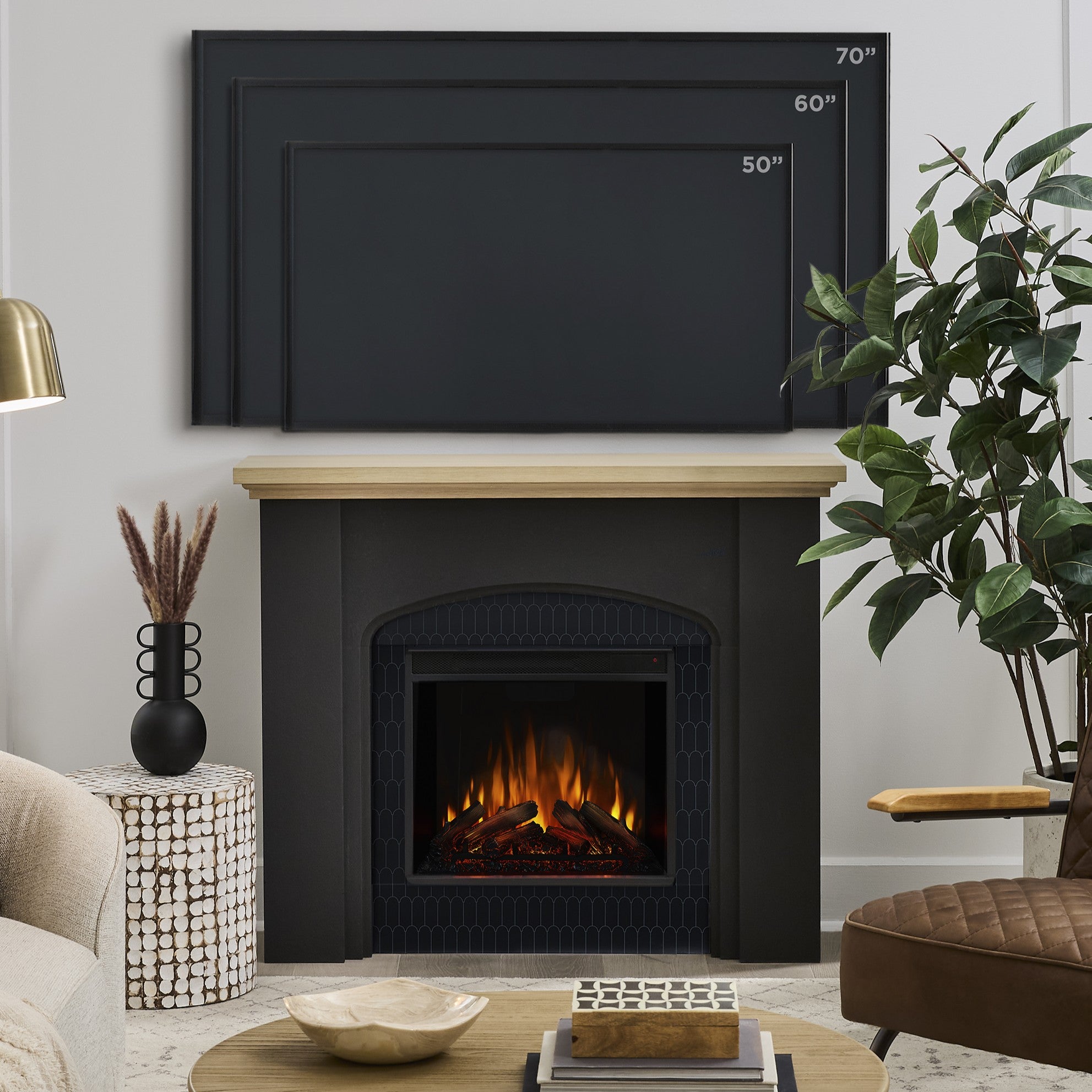 Anika Electric Fireplace - Real Flame