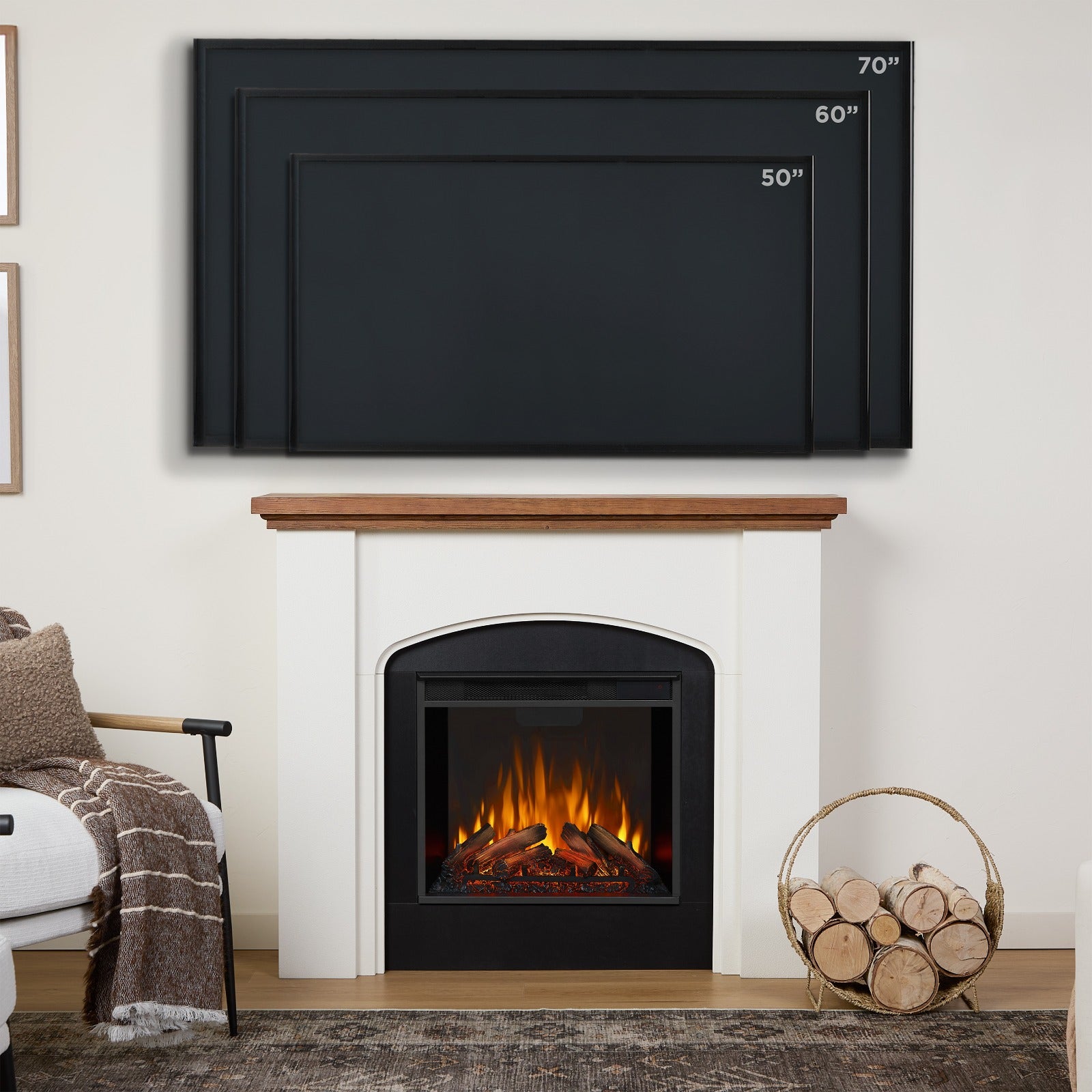 Anika Electric Fireplace - Real Flame