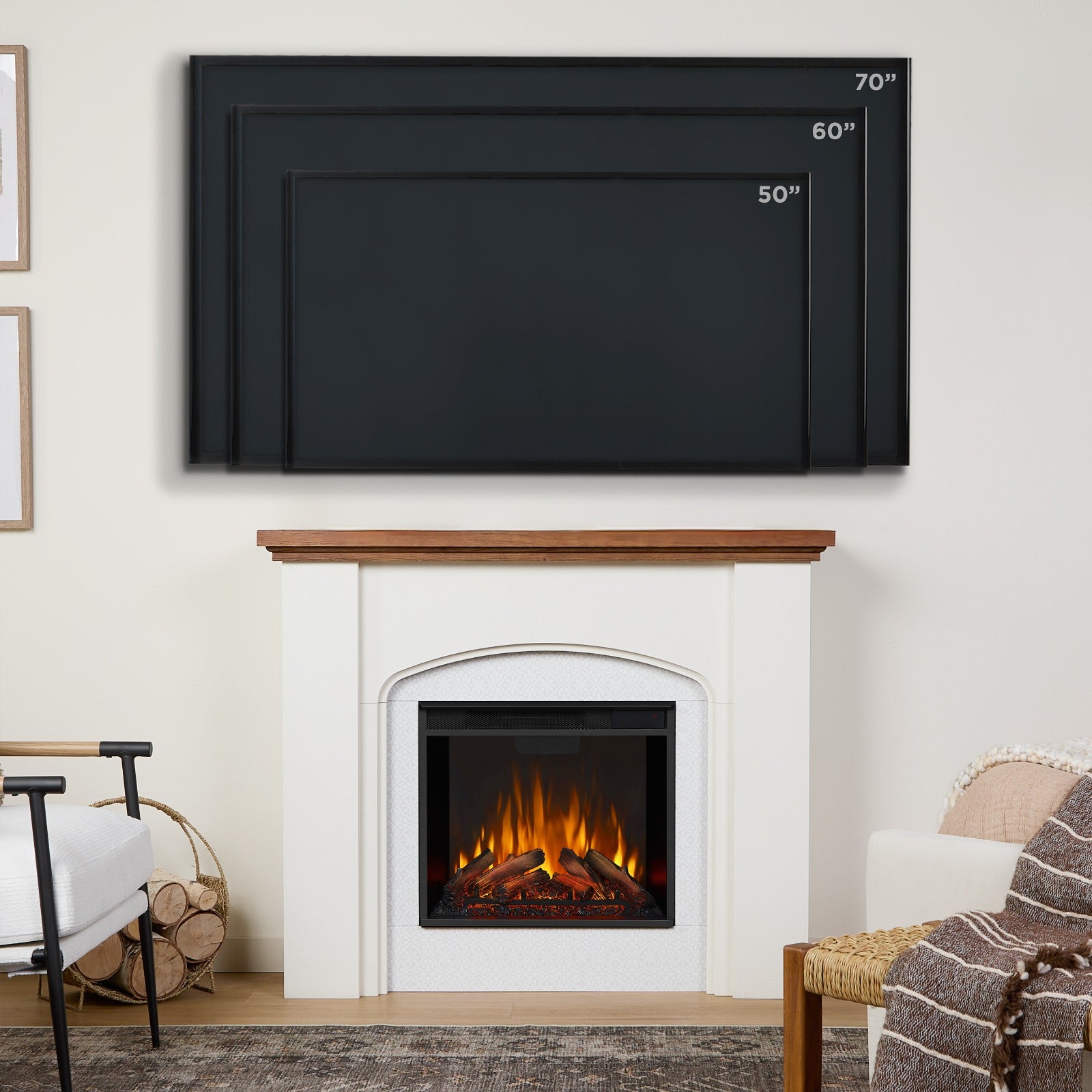 Anika Electric Fireplace - Real Flame