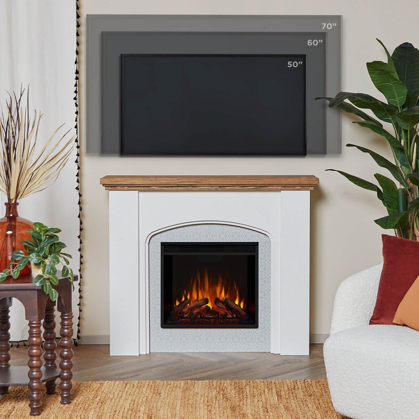 Anika Electric Fireplace - Real Flame