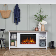 Tramore Slim Electric Fireplace TV Stand - Real Flame