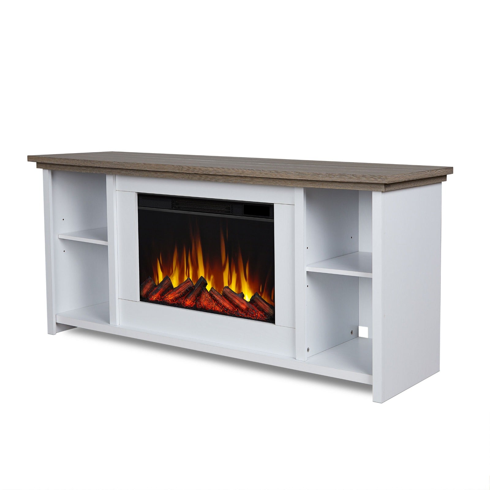 Tramore Slim Electric Fireplace TV Stand - Real Flame