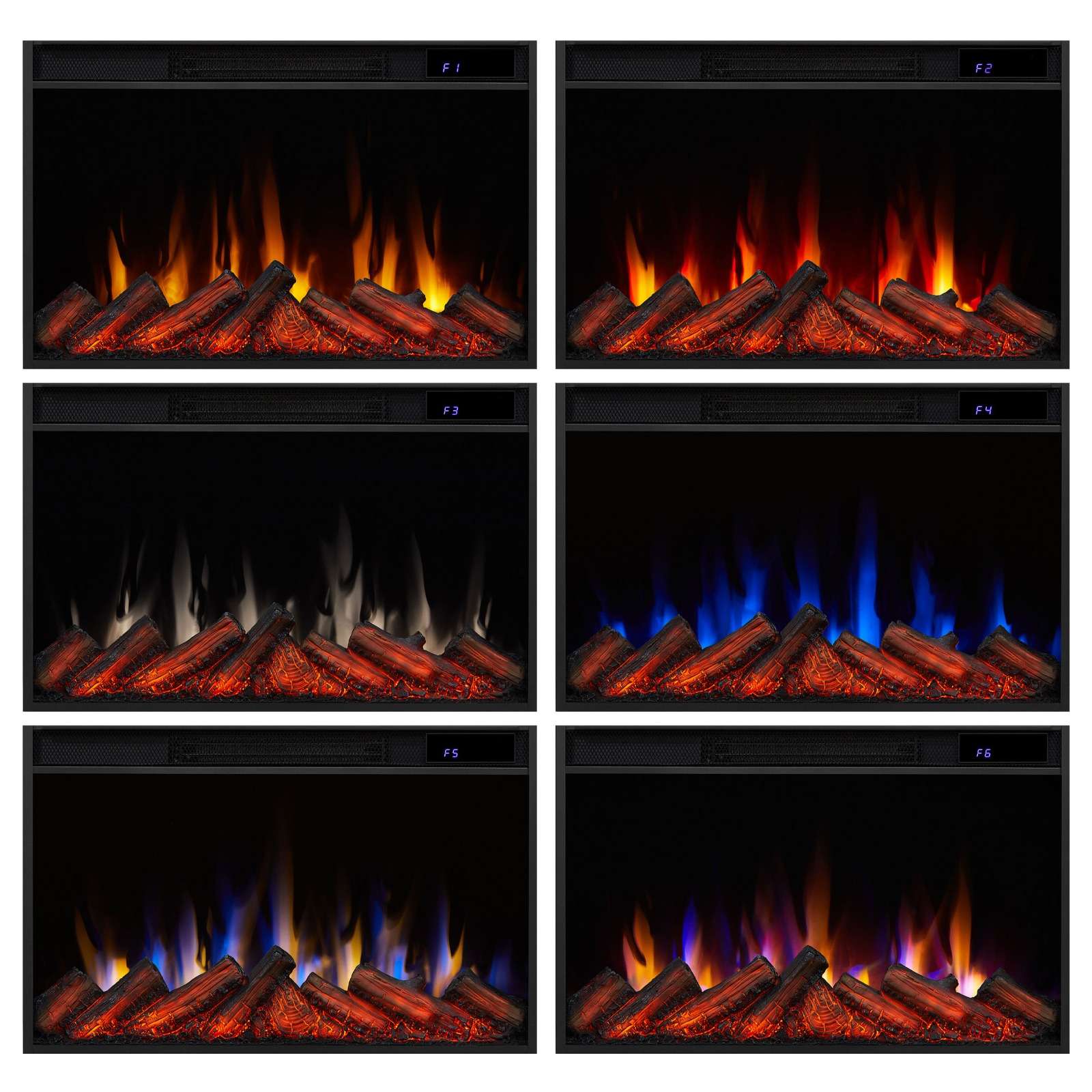 Tejon Slim Electric Fireplace - Real Flame