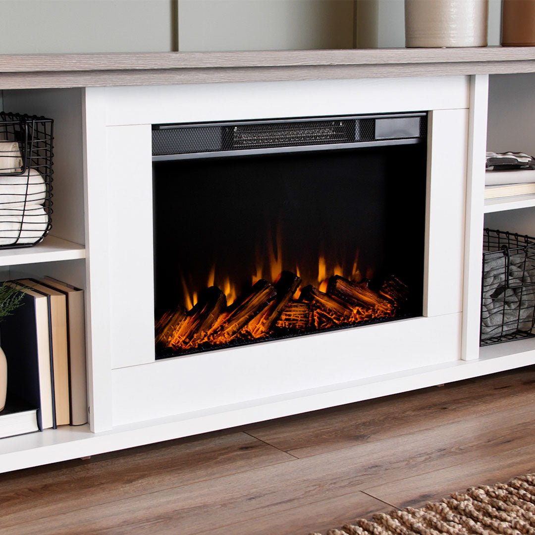 Tramore Slim Electric Fireplace TV Stand - Real Flame