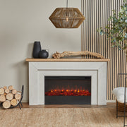 Malie Landscape Electric Fireplace - Real Flame