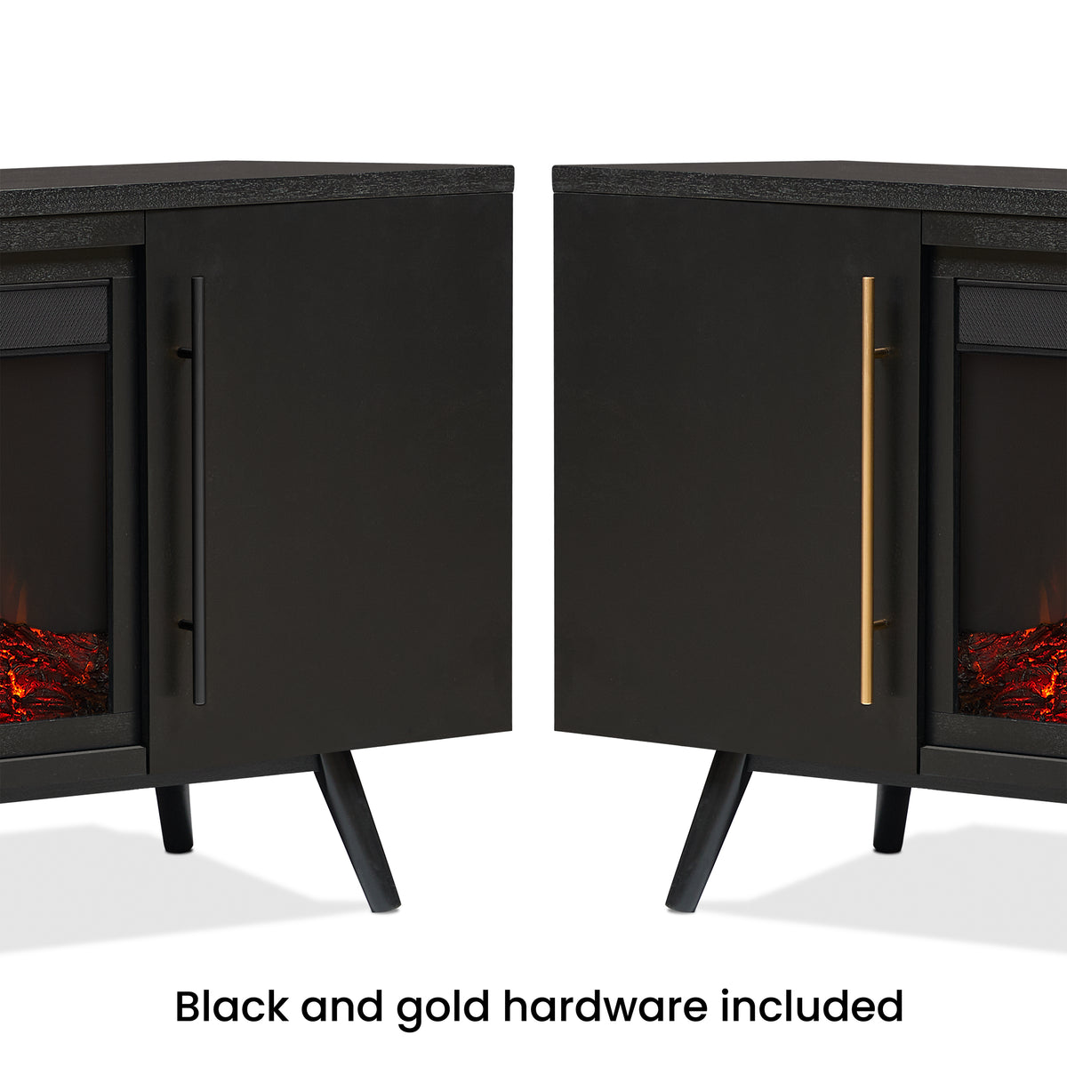 Morris Landscape Electric Fireplace TV Stand - Real Flame