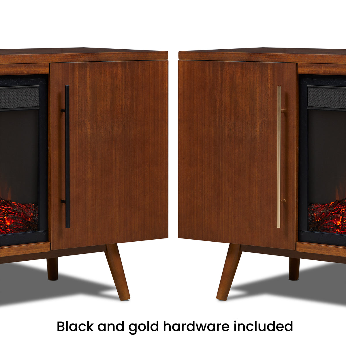 Morris Landscape Electric Fireplace TV Stand - Real Flame
