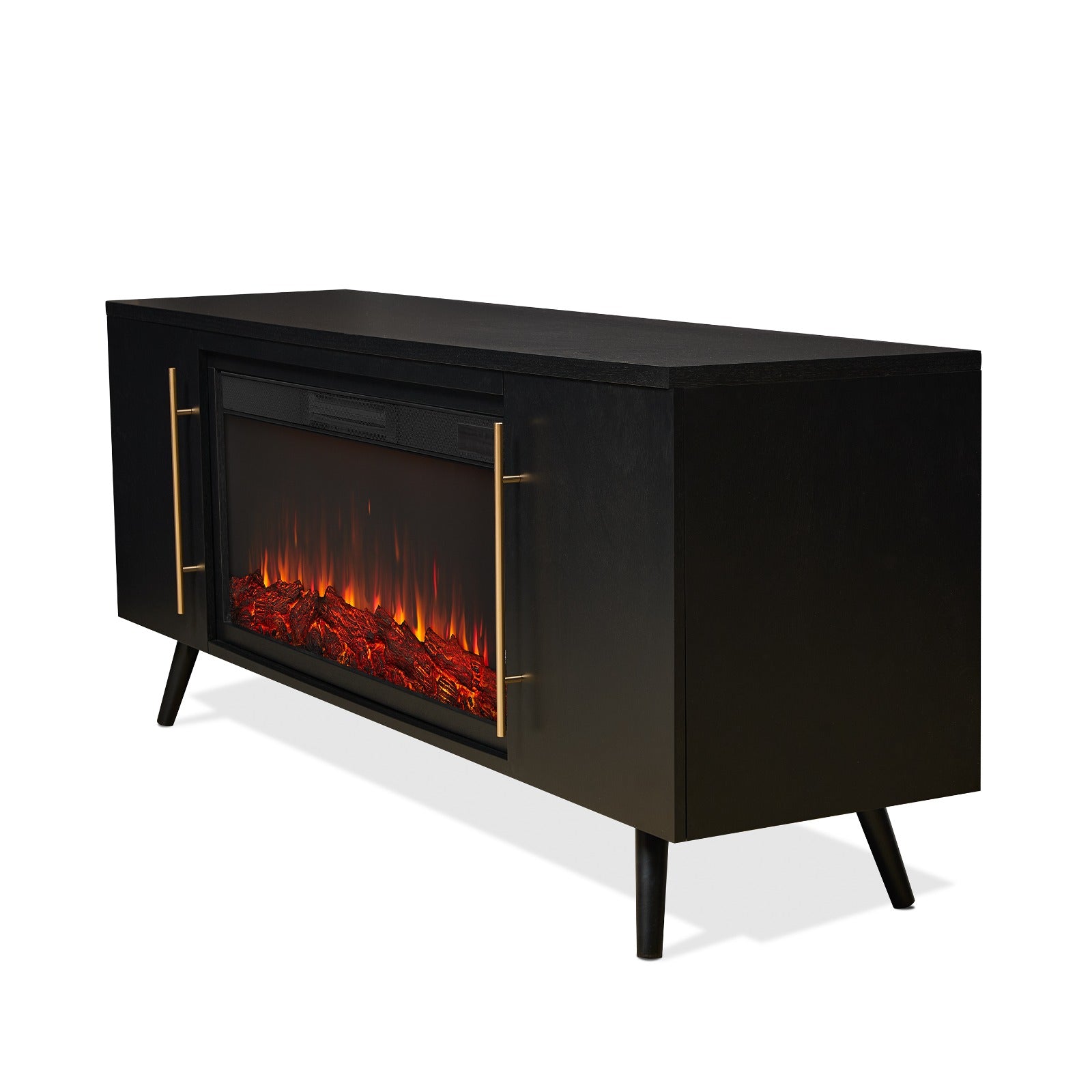 Morris Landscape Electric Fireplace TV Stand - Real Flame