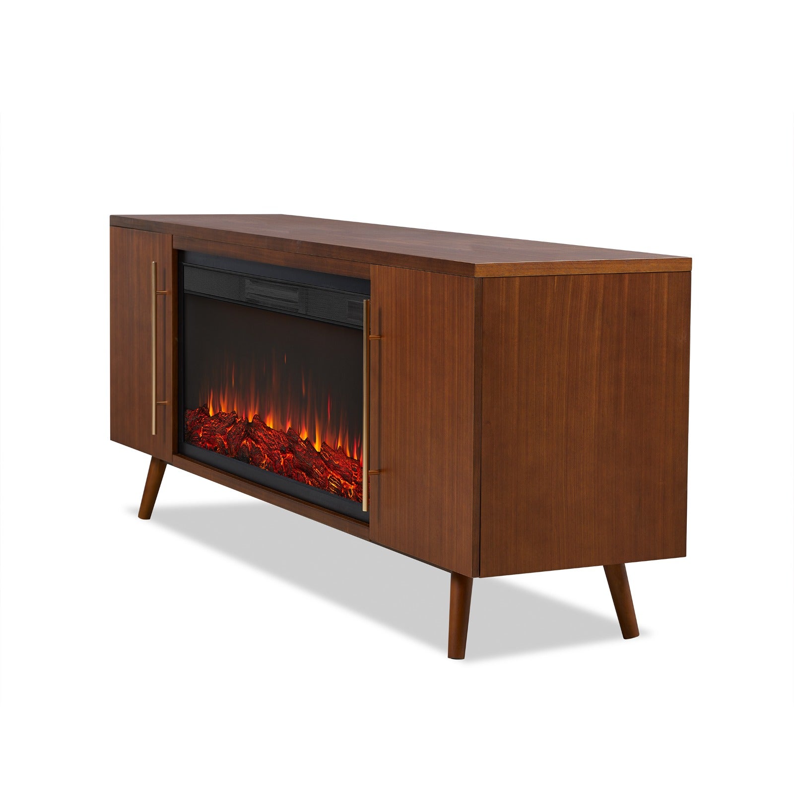 Morris Landscape Electric Fireplace TV Stand - Real Flame