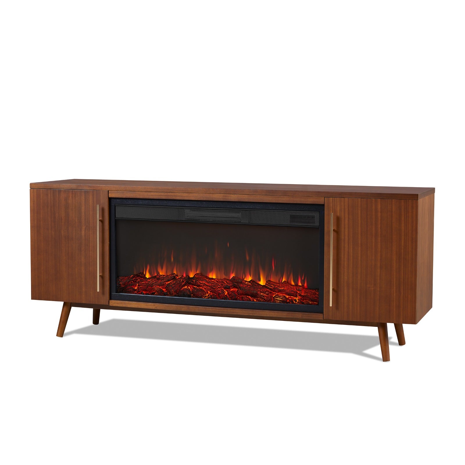 Morris Landscape Electric Fireplace TV Stand - Real Flame