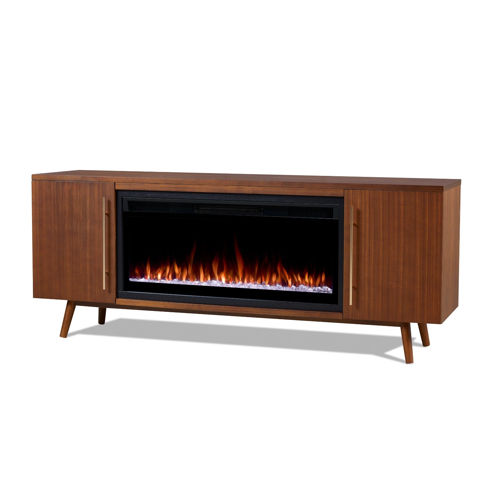 Morris SMART Landscape Electric Fireplace TV Stand - Real Flame