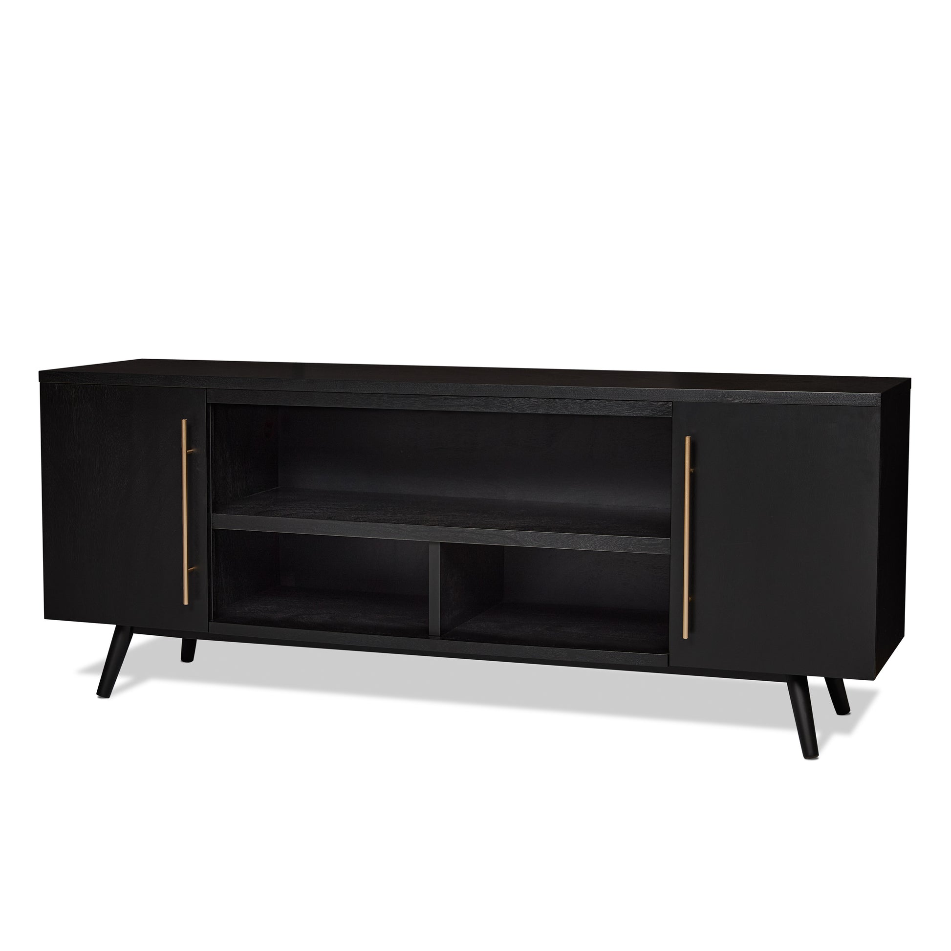 Morris TV Stand - Real Flame
