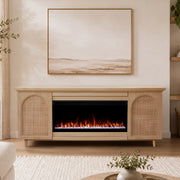 Dahlia SMART Landscape Electric Fireplace TV Stand - Real Flame