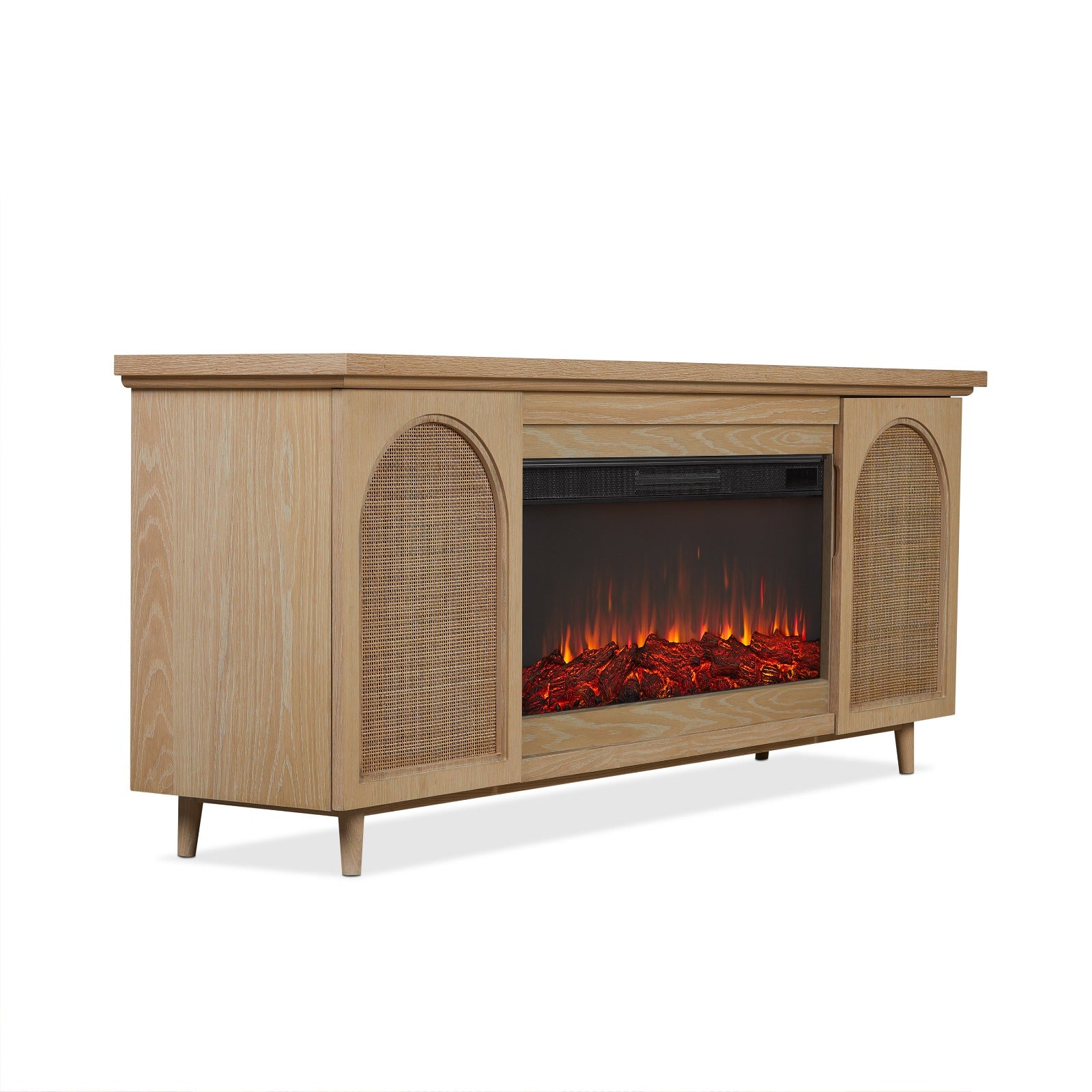 Dahlia Landscape Electric Fireplace TV Stand - Real Flame