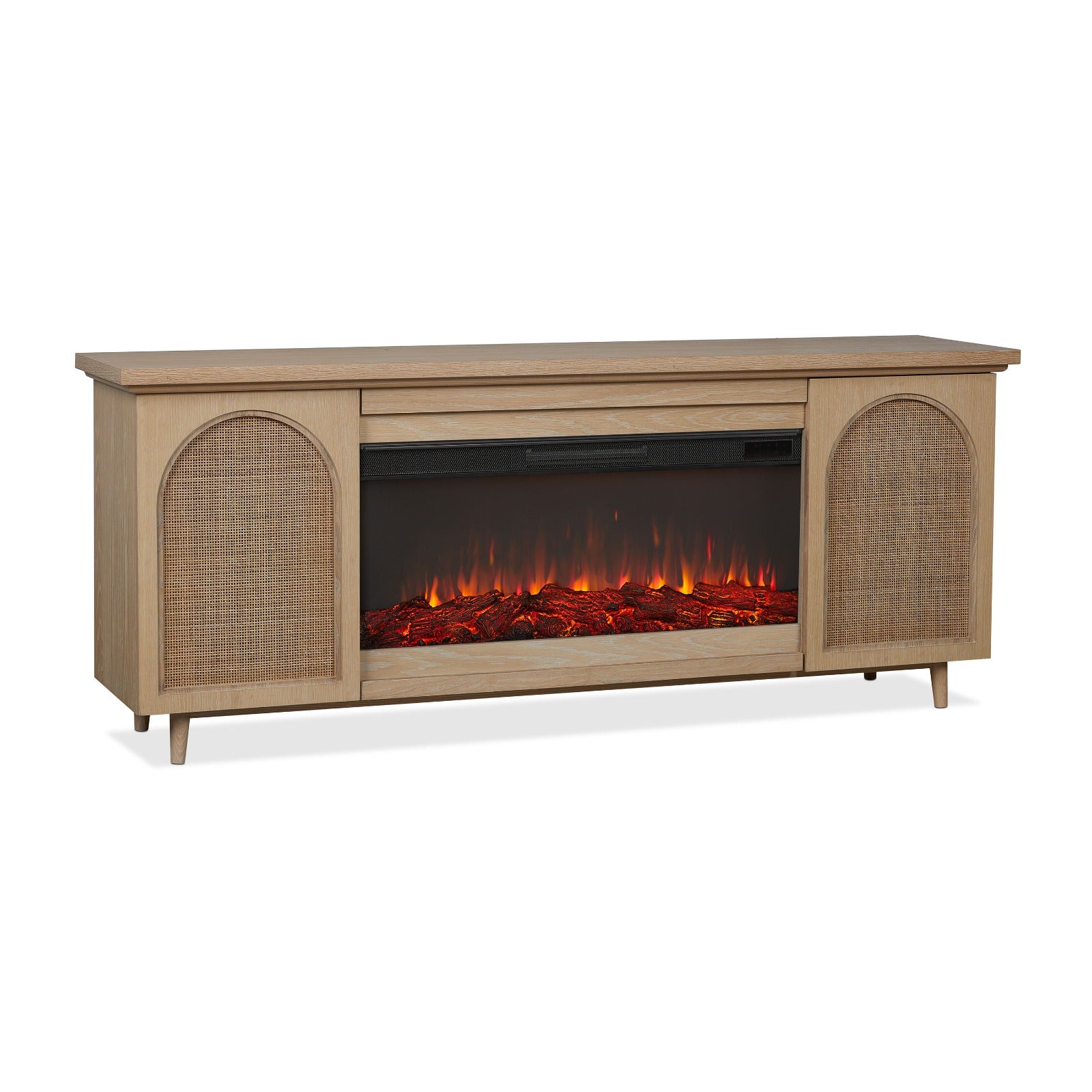 Dahlia Landscape Electric Fireplace TV Stand - Real Flame