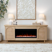 Dahlia SMART Landscape Electric Fireplace TV Stand - Real Flame