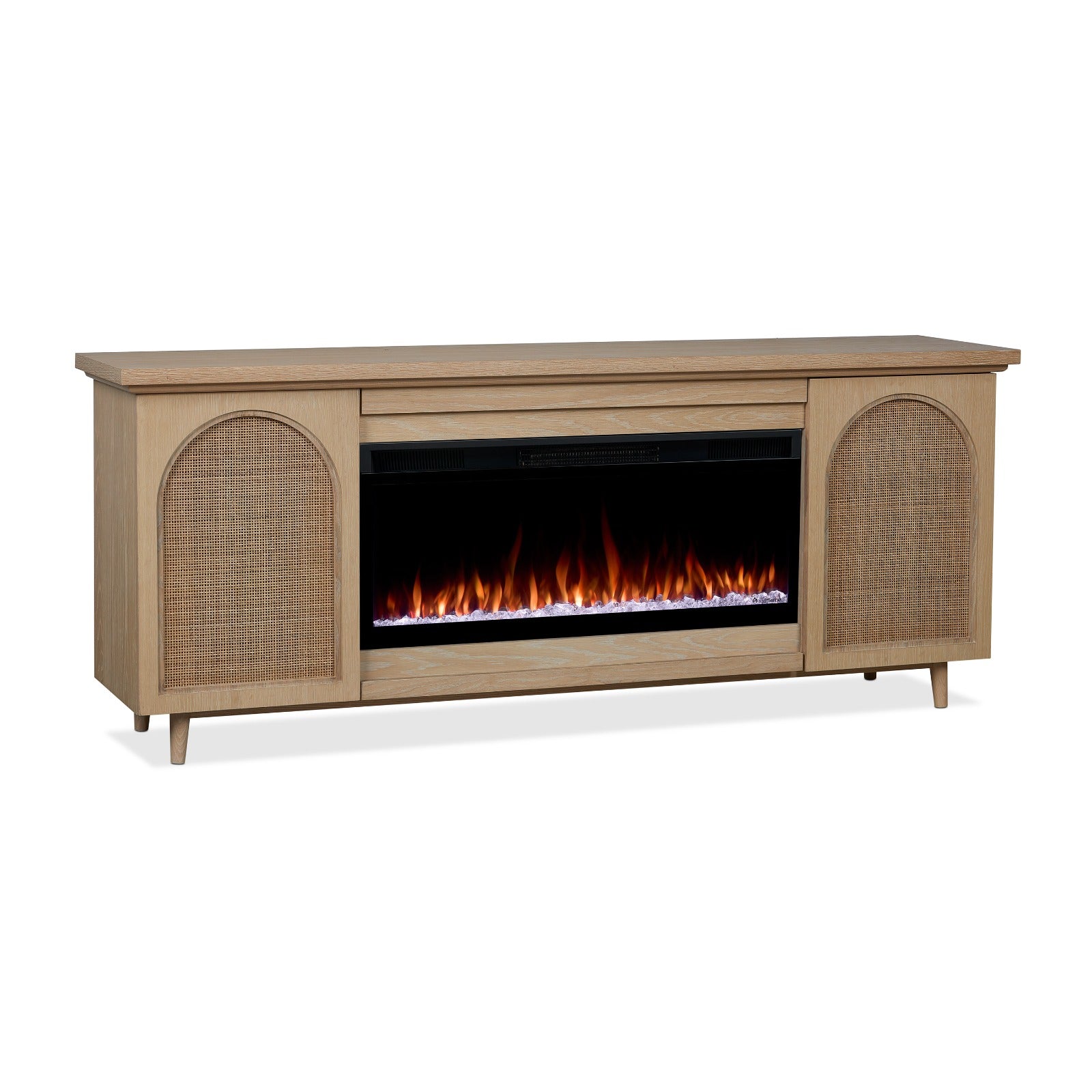 Dahlia SMART Landscape Electric Fireplace TV Stand - Real Flame