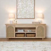 Dahlia TV Stand - Real Flame