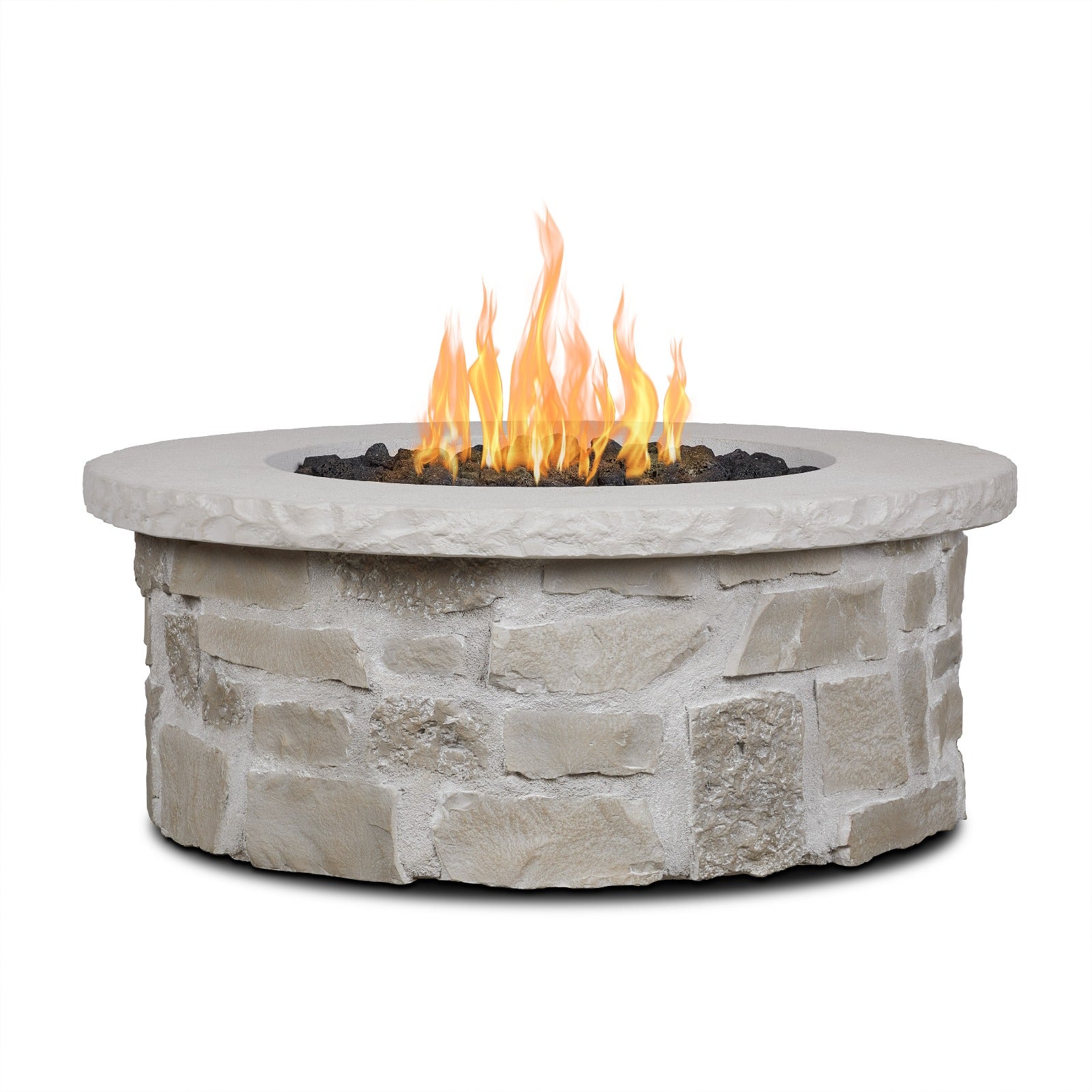 Scottsdale 40" Round Propane Fire Pit Table - Real Flame