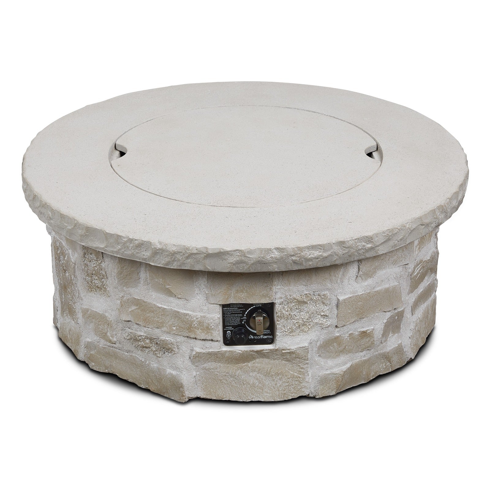 Scottsdale 40" Round Propane Fire Pit Table - Real Flame