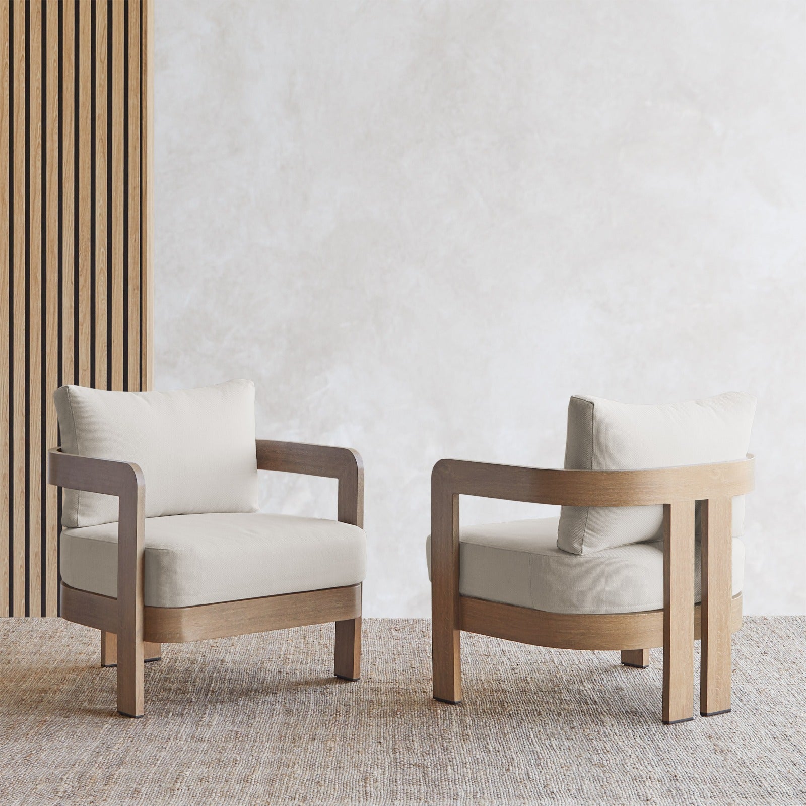 Arlo Outdoor Chair With Sunbrella® Cushions - Real Flame