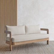 Arlo Outdoor Couch With Sunbrella® Cushions - Real Flame