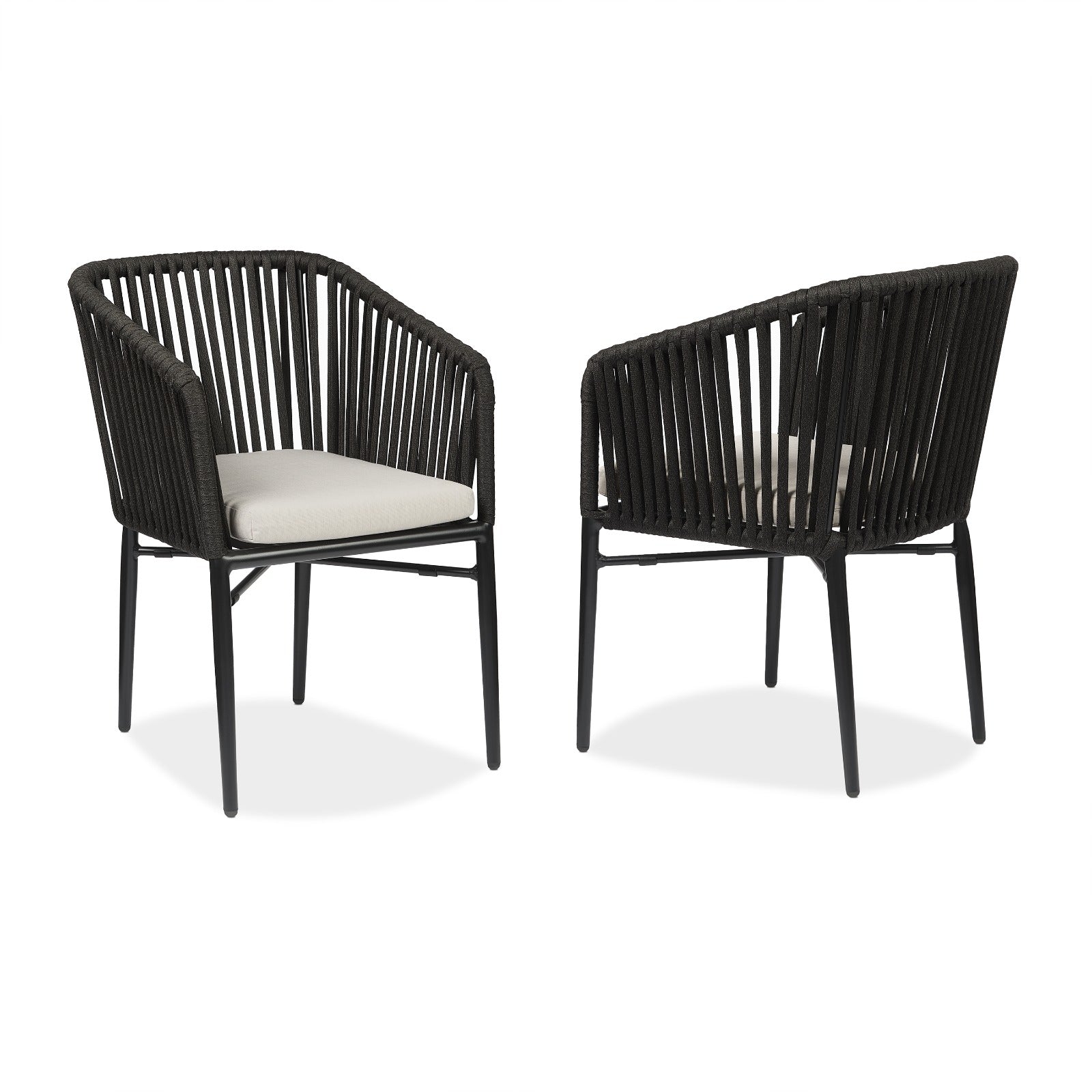 Bodhi Outdoor Chair Set With Sunbrella® Cushions - Real Flame