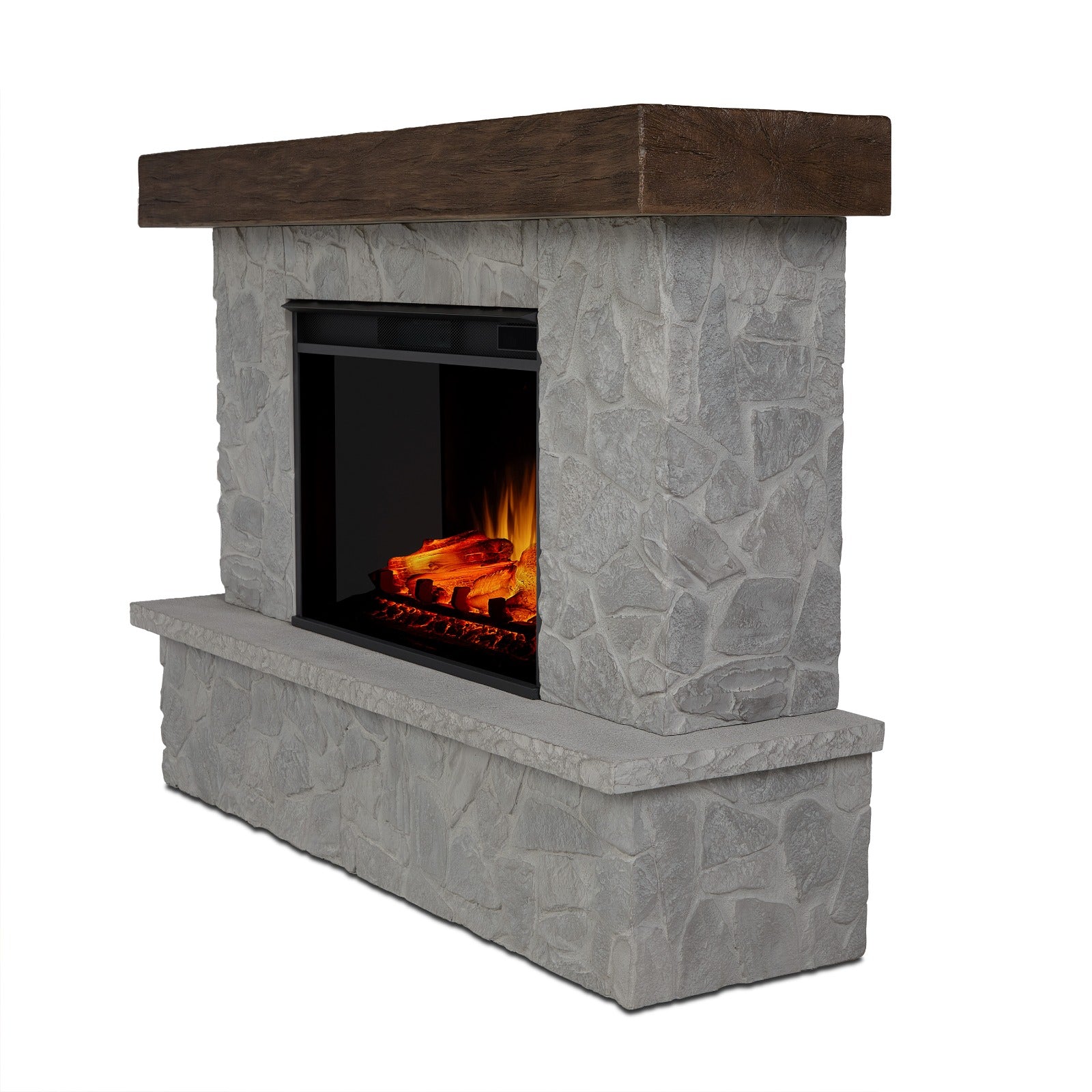 Odette Grand Electric Fireplace - Real Flame