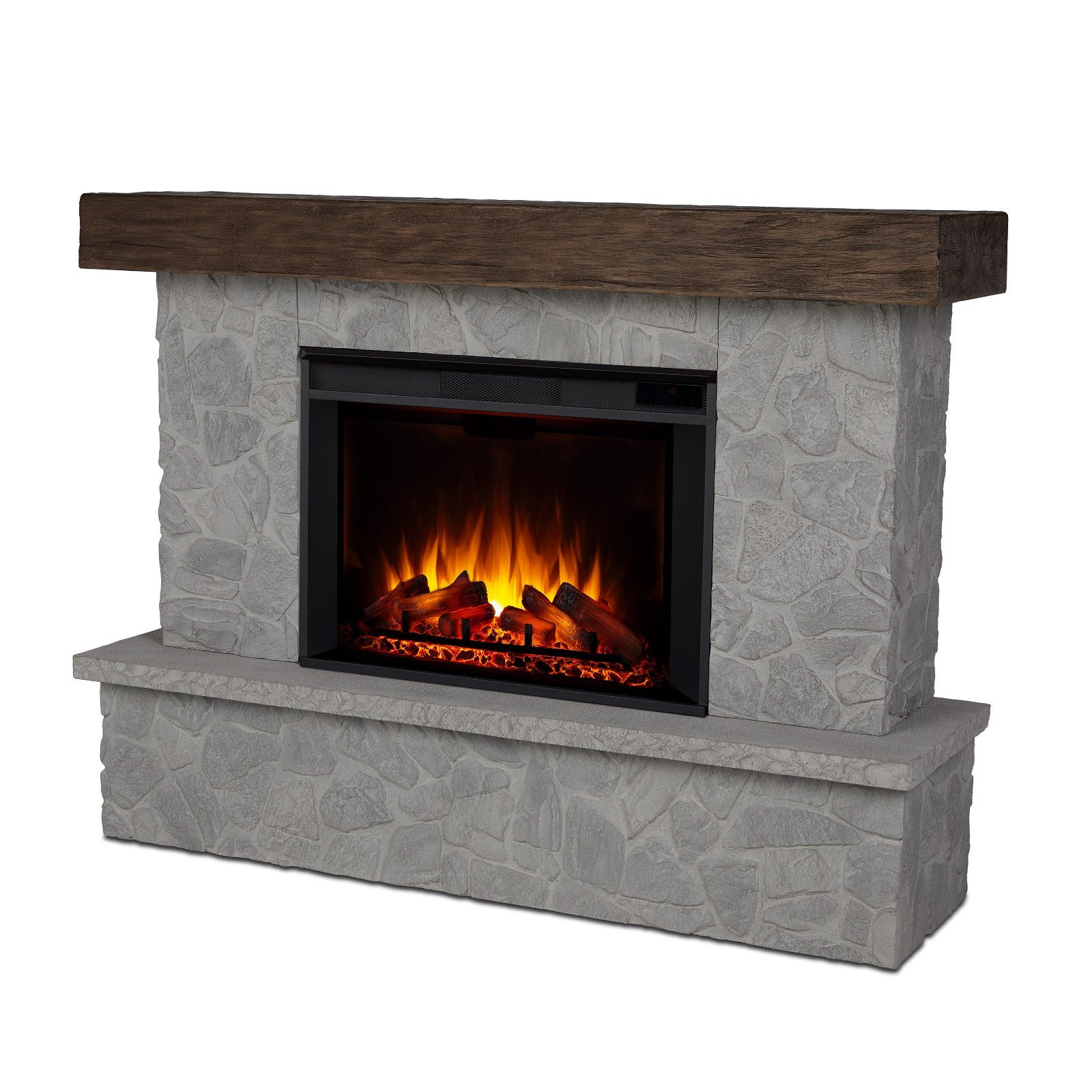 Odette Grand Electric Fireplace - Real Flame