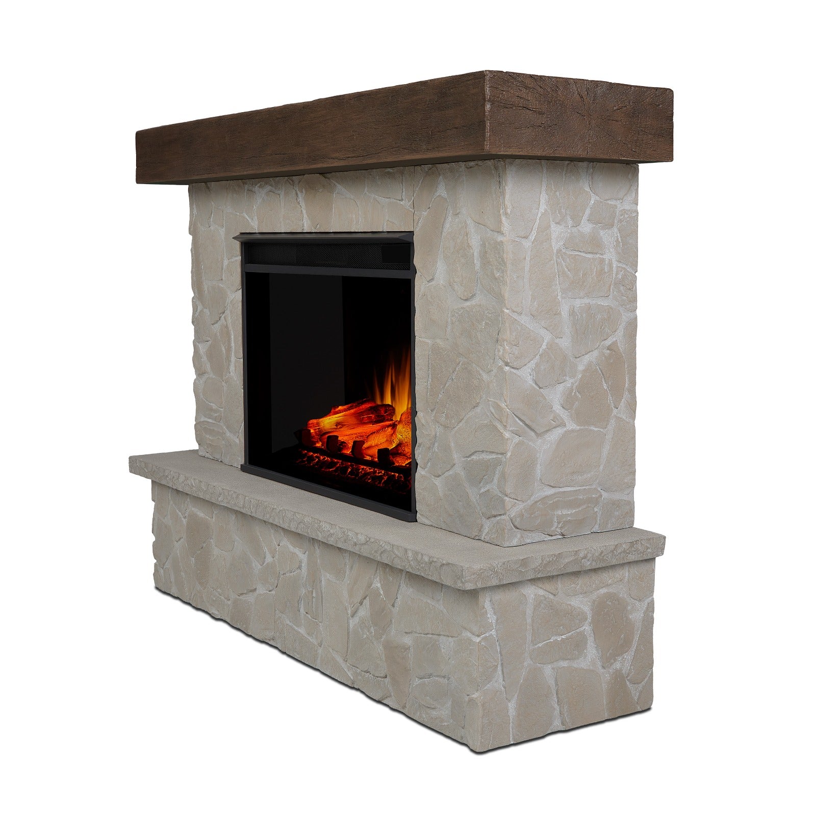 Odette Grand Electric Fireplace - Real Flame