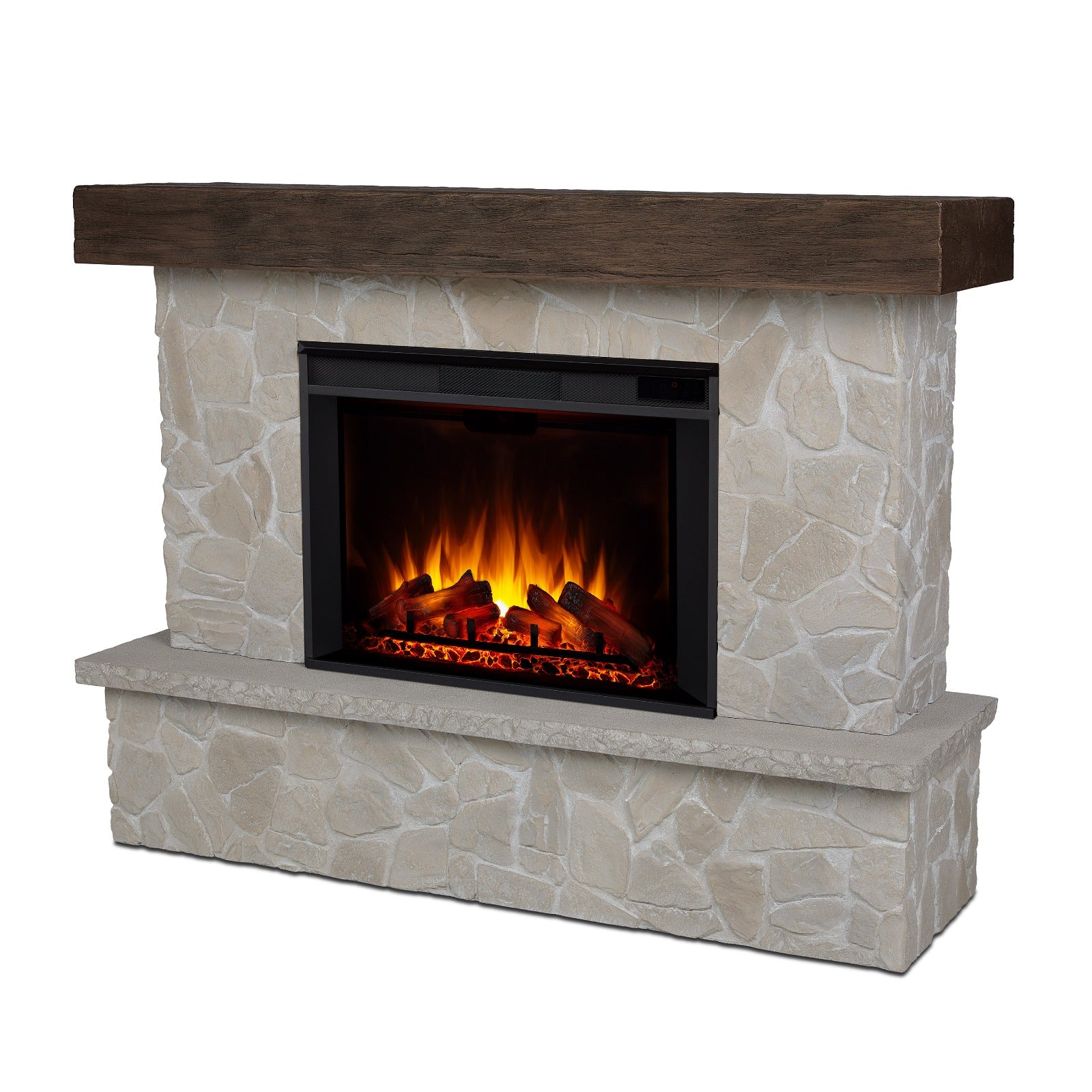 Odette Grand Electric Fireplace - Real Flame